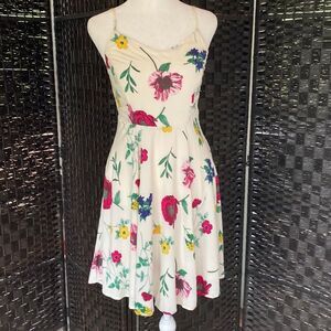 Old Navy Floral Spaghetti Strap Sun Dress Size Small